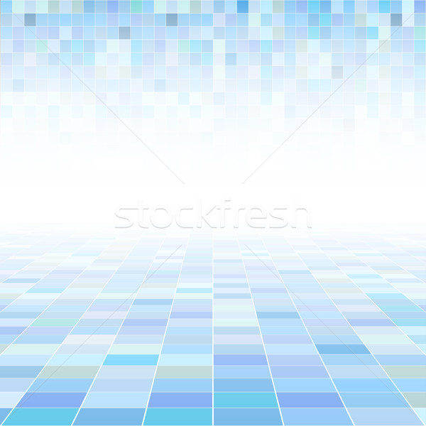 Abstrato perspectiva projeto fundo teia azul Foto stock © ExpressVectors