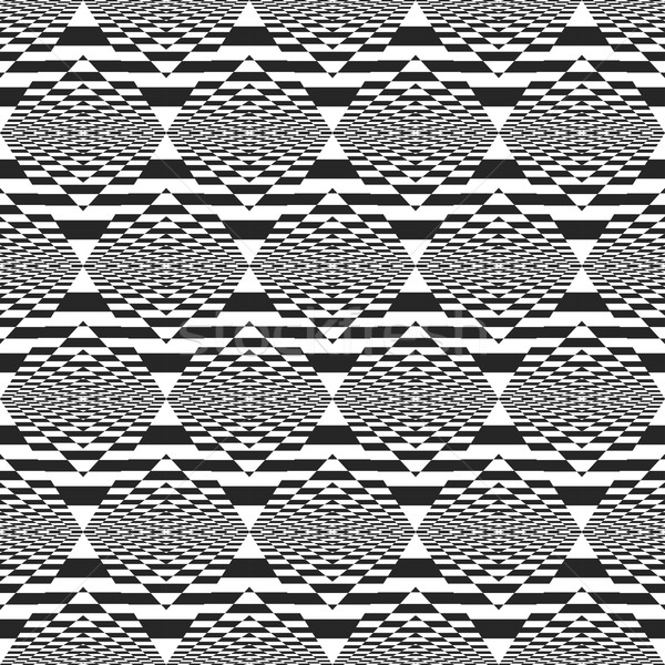 Padrão geométrico sem costura preto e branco textura moda arte Foto stock © ExpressVectors