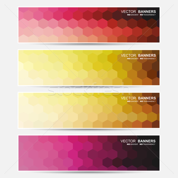 Vector banners set. Stock photo © ExpressVectors