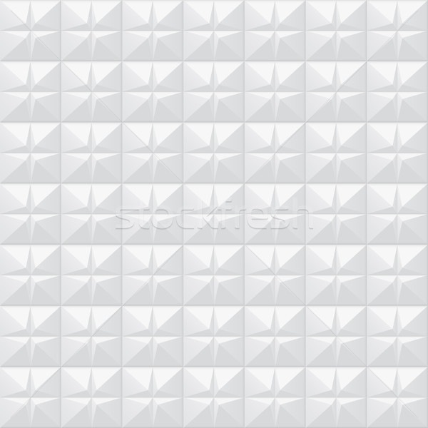 Biały tekstury geometryczny wzór bezszwowy wektora ściany Zdjęcia stock © ExpressVectors