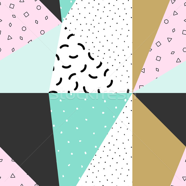 Vector abstract seamless geometric pattern. Stock photo © ExpressVectors