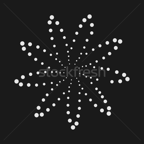 Abstract dotted shape.Vector design element Stock photo © ExpressVectors
