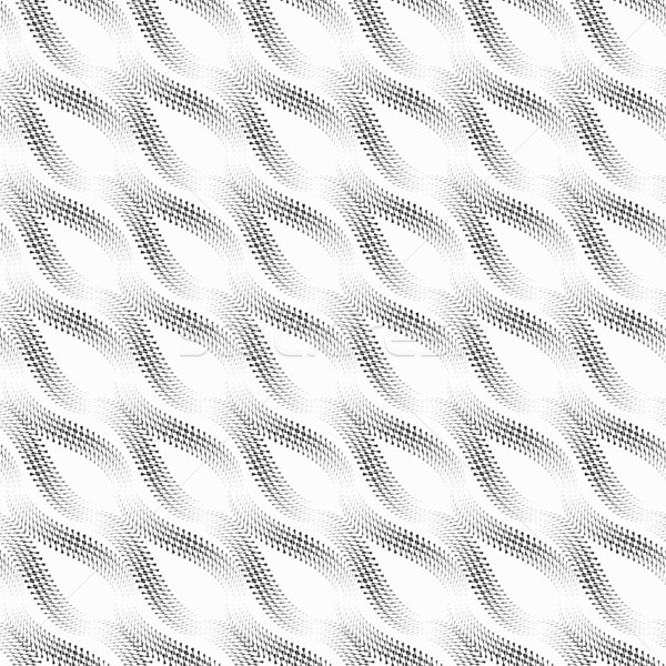 Vecteur répétable modèle blanc noir ondulés texture Photo stock © ExpressVectors