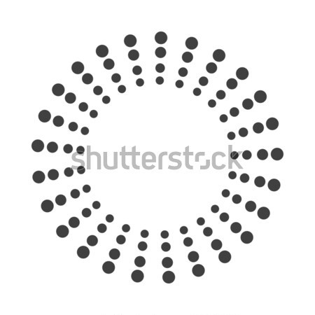 Abstract dotted shape.Vector design element Stock photo © ExpressVectors