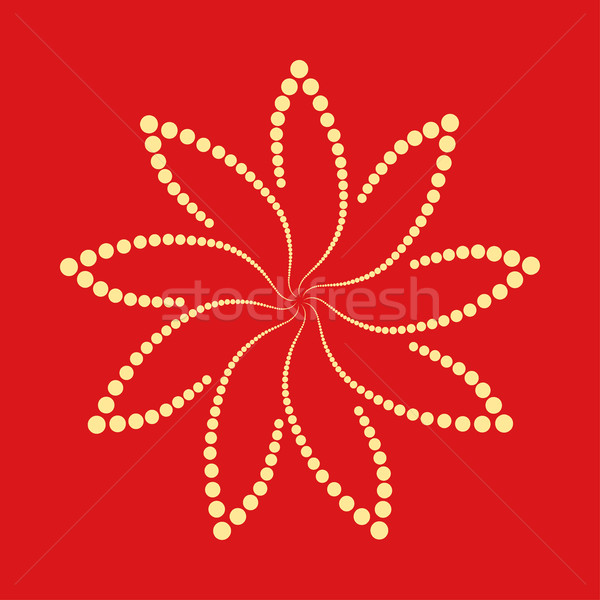 Abstract dotted shape.Vector design element Stock photo © ExpressVectors
