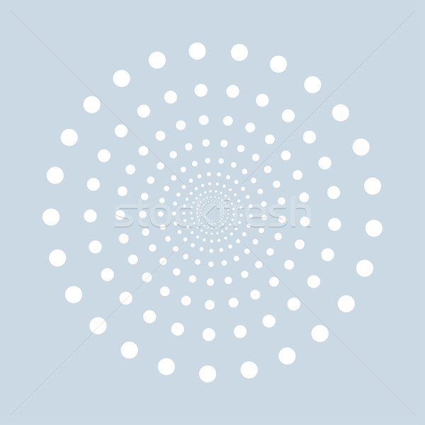 Abstract dotted shape. Vector design element. Stock photo © ExpressVectors