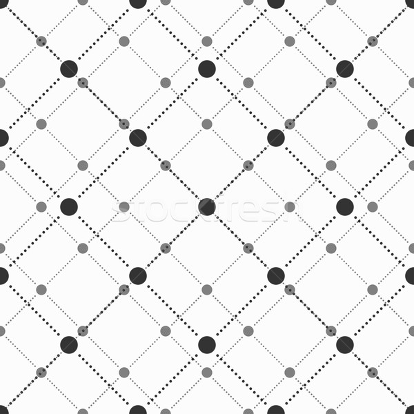 Geometryczny proste kropkowany papieru streszczenie Zdjęcia stock © ExpressVectors