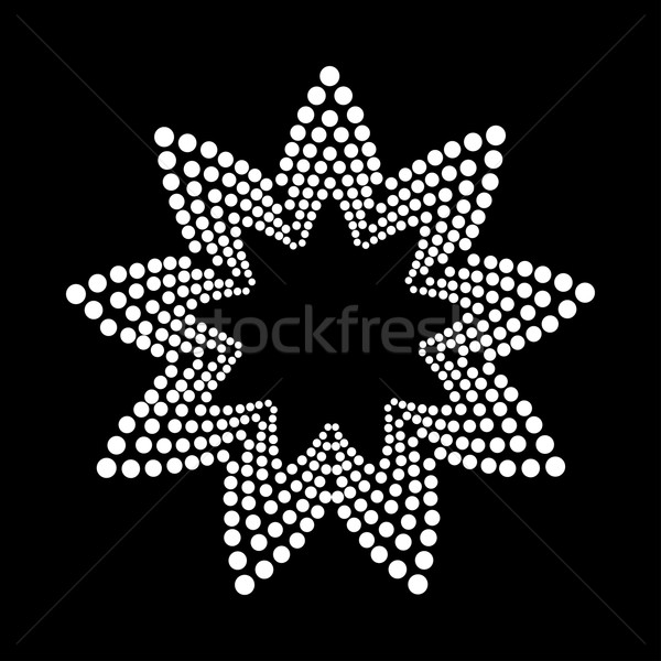 Abstrakten gepunktete Form Vektor Hintergrund Stock foto © ExpressVectors