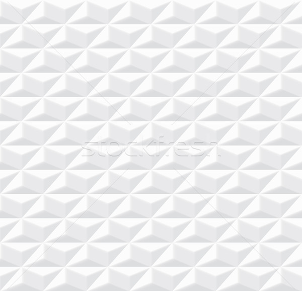 Biały tekstury bezszwowy wektora geometryczny ściany Zdjęcia stock © ExpressVectors