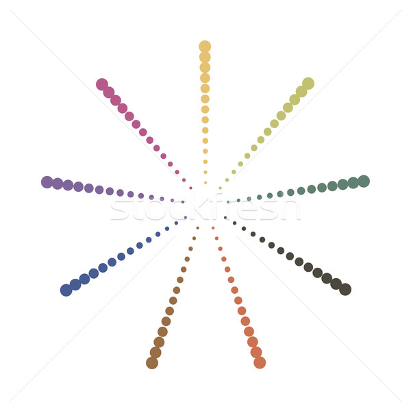 Abstrato pontilhado cor spiralis textura Foto stock © ExpressVectors