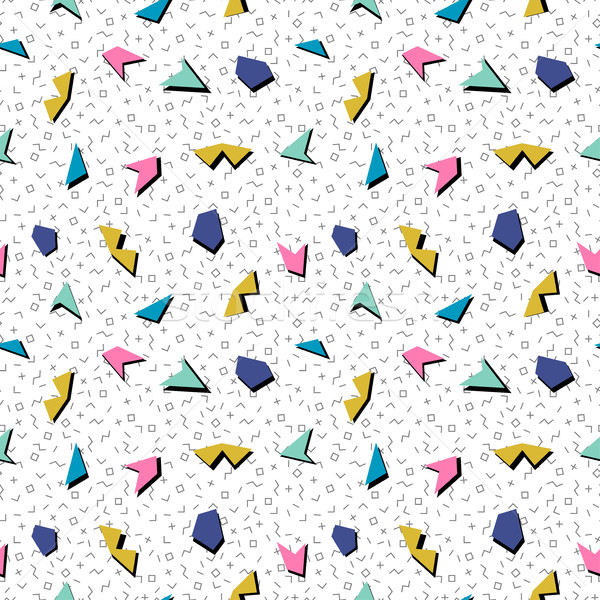 Vector abstract mosaic seamless pattern. Stock photo © ExpressVectors