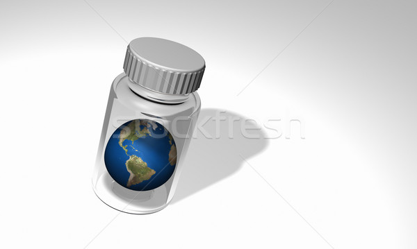 Earth in a Bottle, Americas Stock photo © eyeidea