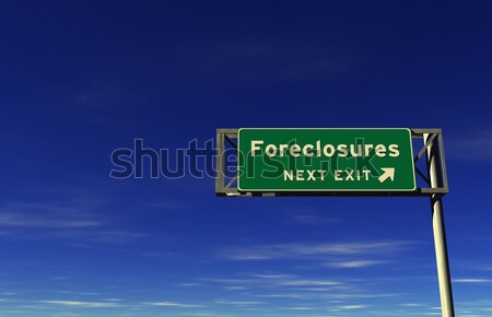 Happiness - Freeway Exit Sign Stock photo © eyeidea