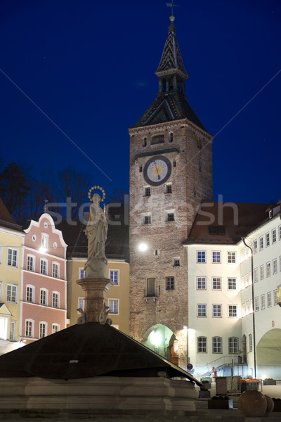 Medieval Gate in Landsberg am Lech Stock photo © faabi