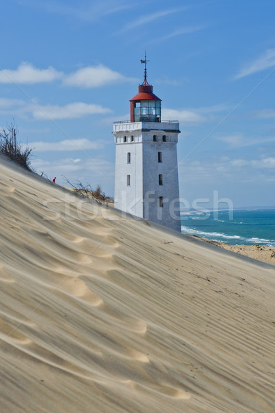 Phare dune de sable mer Voyage sécurité côte [[stock_photo]] © faabi