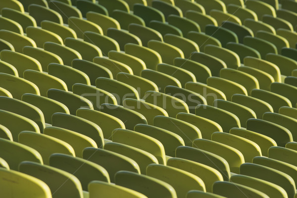 Stock photo: Seats of a Stadium