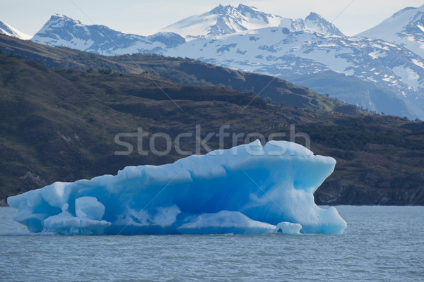 Iceberg lago espectacular azul parque Foto stock © faabi