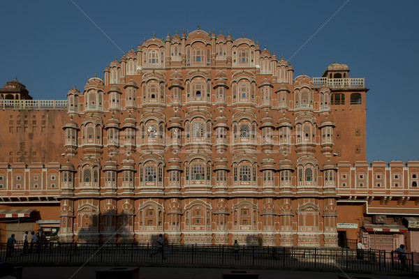Hawa Mahal (Palace of Winds) in Jaipur Stock photo © faabi