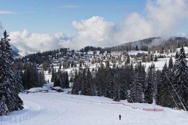 Winter Landscape in the Dolomiti Stock photo © faabi