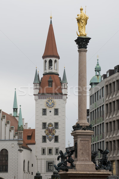 The Old Town Hall of Munich Stock photo © faabi