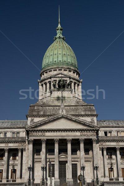 Congrès palais Argentine Buenos Aires ville statue Photo stock © faabi