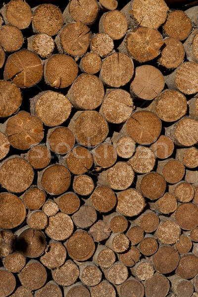 Bois de chauffage particulier bois prêt nature [[stock_photo]] © faabi