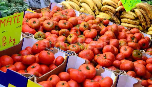 Franceza piaţă legume fructe Imagine de stoc © fahrner