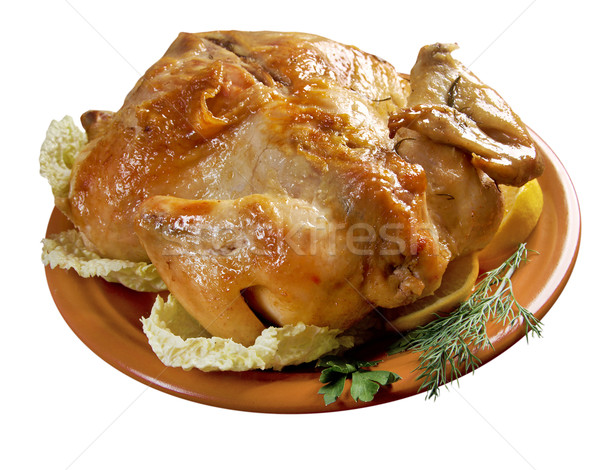 Pollo alla diavola Stock photo © fanfo