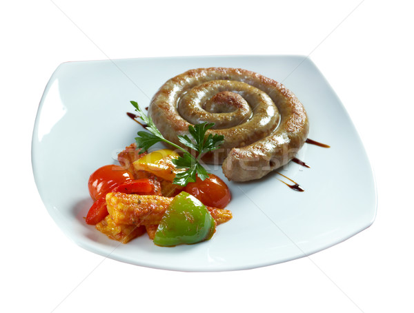 Sausage making roasted Stock photo © fanfo