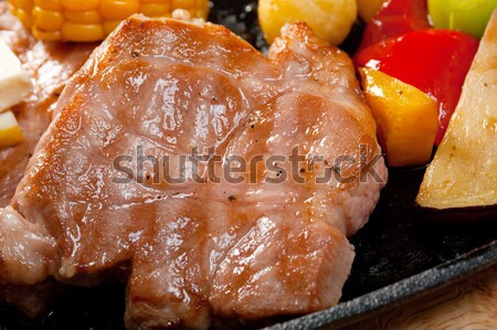 Japanese marbled beef  Roast Stock photo © fanfo