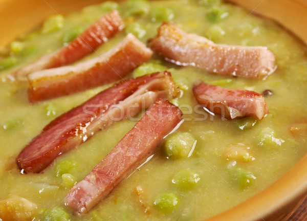 Erwtensoep pea soup - Stock photo © fanfo