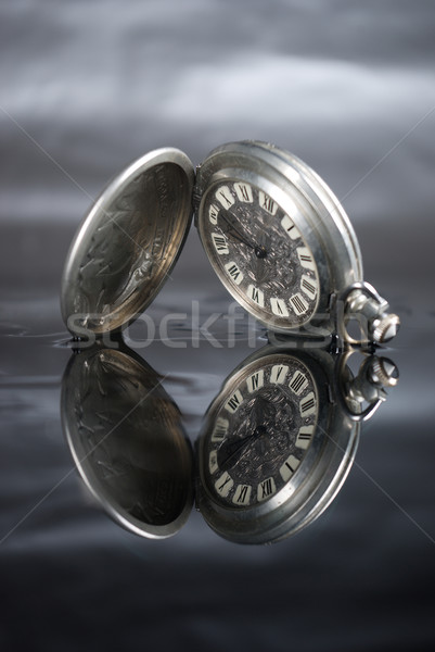 Vecchio orologio da tasca tasca tempo spazio eternità Foto d'archivio © fanfo