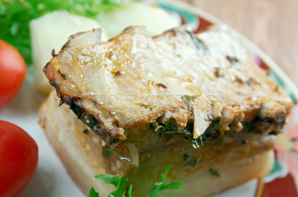 Roasted pork belly  Stock photo © fanfo