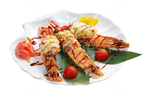 Royal tiger shrimps Stock photo © fanfo