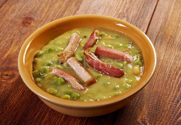 Erwtensoep pea soup - Stock photo © fanfo