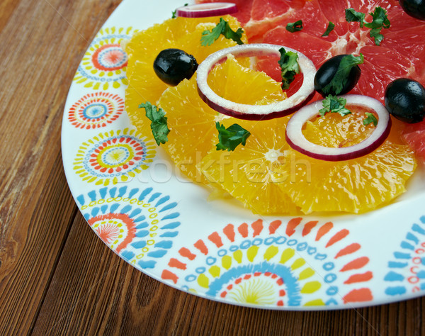 Sicilian orange salad Stock photo © fanfo