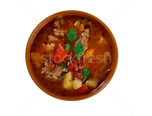 Traditionnel cuisine plat bol boeuf bois [[stock_photo]] © fanfo