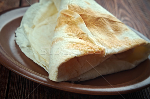 Kraje turecki chleba cienki podobny indian Zdjęcia stock © fanfo