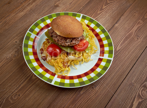 Chow mein sandwich Stock photo © fanfo