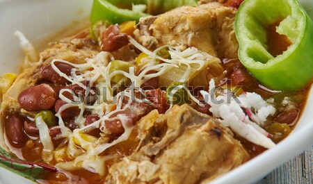 udon with meat and vegetables Stock photo © fanfo