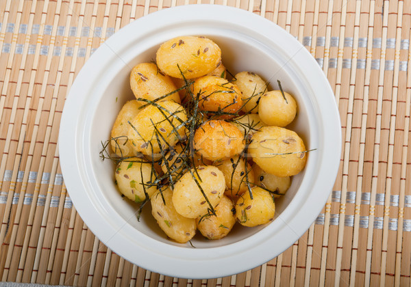  potatoes with algaes Stock photo © fanfo