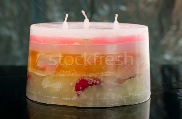 Mano candele candela design bellezza arte Foto d'archivio © fanfo