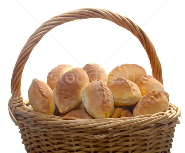 Basket full of pasties  Stock photo © fanfo