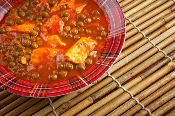 Mattar paneer Stock photo © fanfo