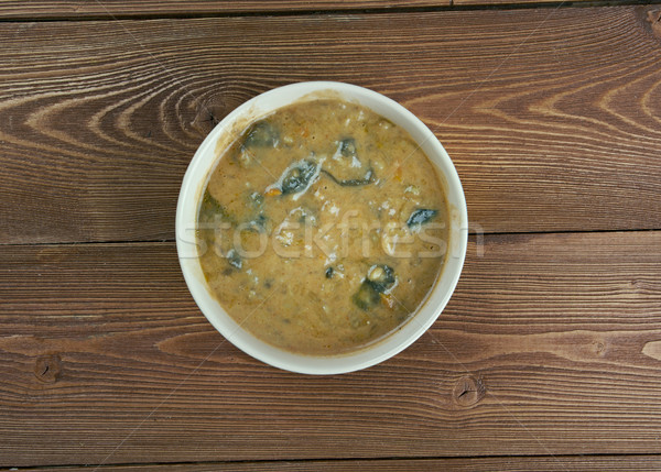 Węgierski grzyby zupa hot puli obiedzie Zdjęcia stock © fanfo