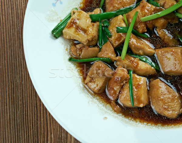 Mongolian Chicken Stock photo © fanfo