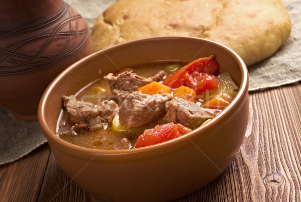 Old fashioned beef stew Stock photo © fanfo