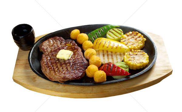 Stock photo: Japanese pork Steak