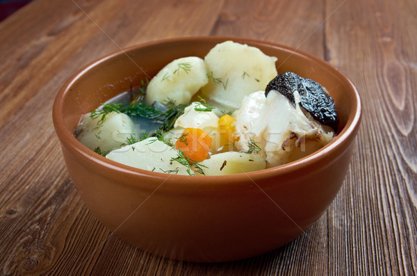 stew catfish with potato Stock photo © fanfo
