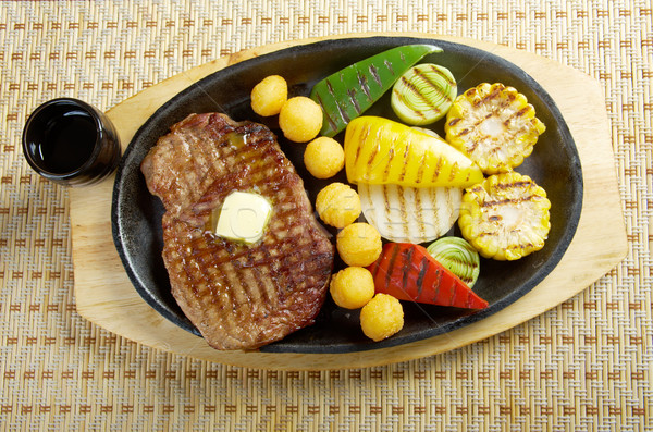 Japanese pork Steak Stock photo © fanfo